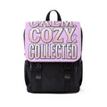 Calm Cozy Collected Backpack — Light Purple Casual Shoulder Backpack