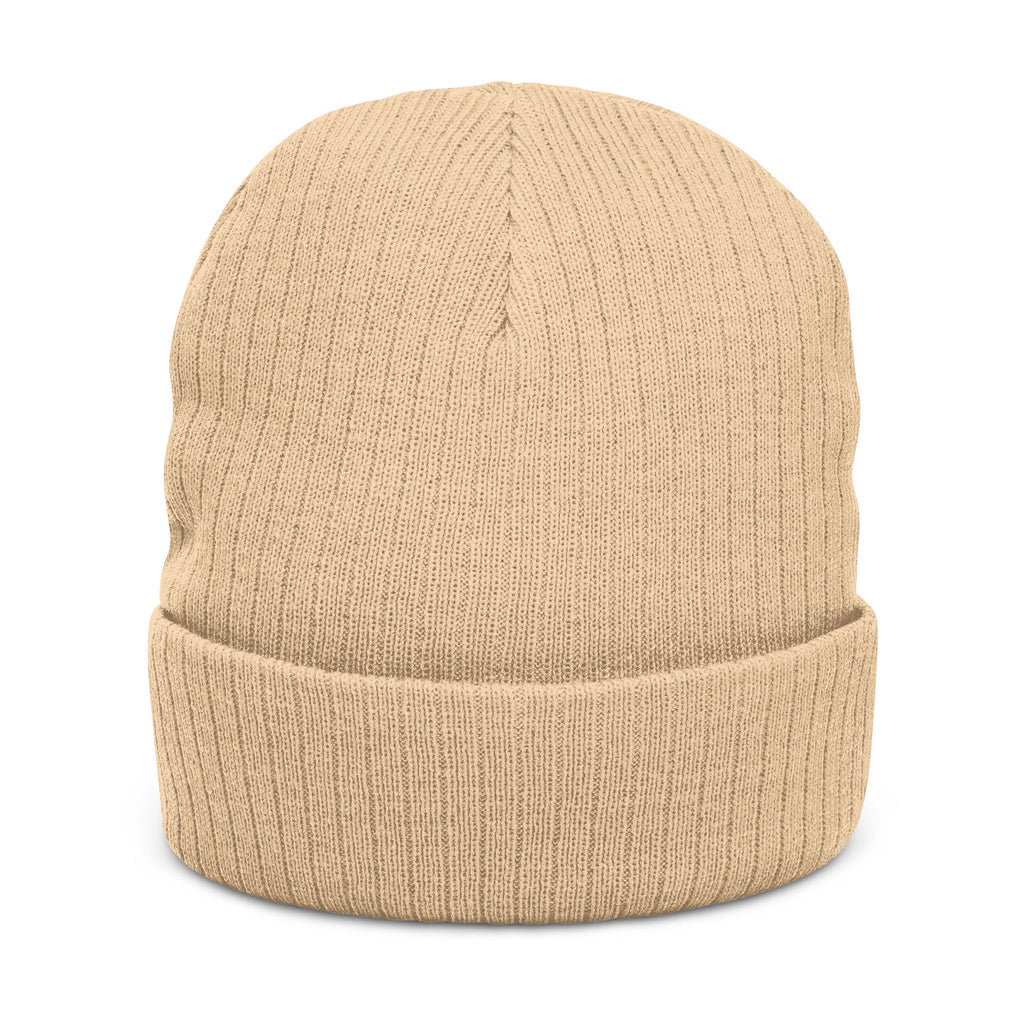 Embroidered 'Better Days' Ribbed Knit Beanie — Cozy Casual Winter Hat