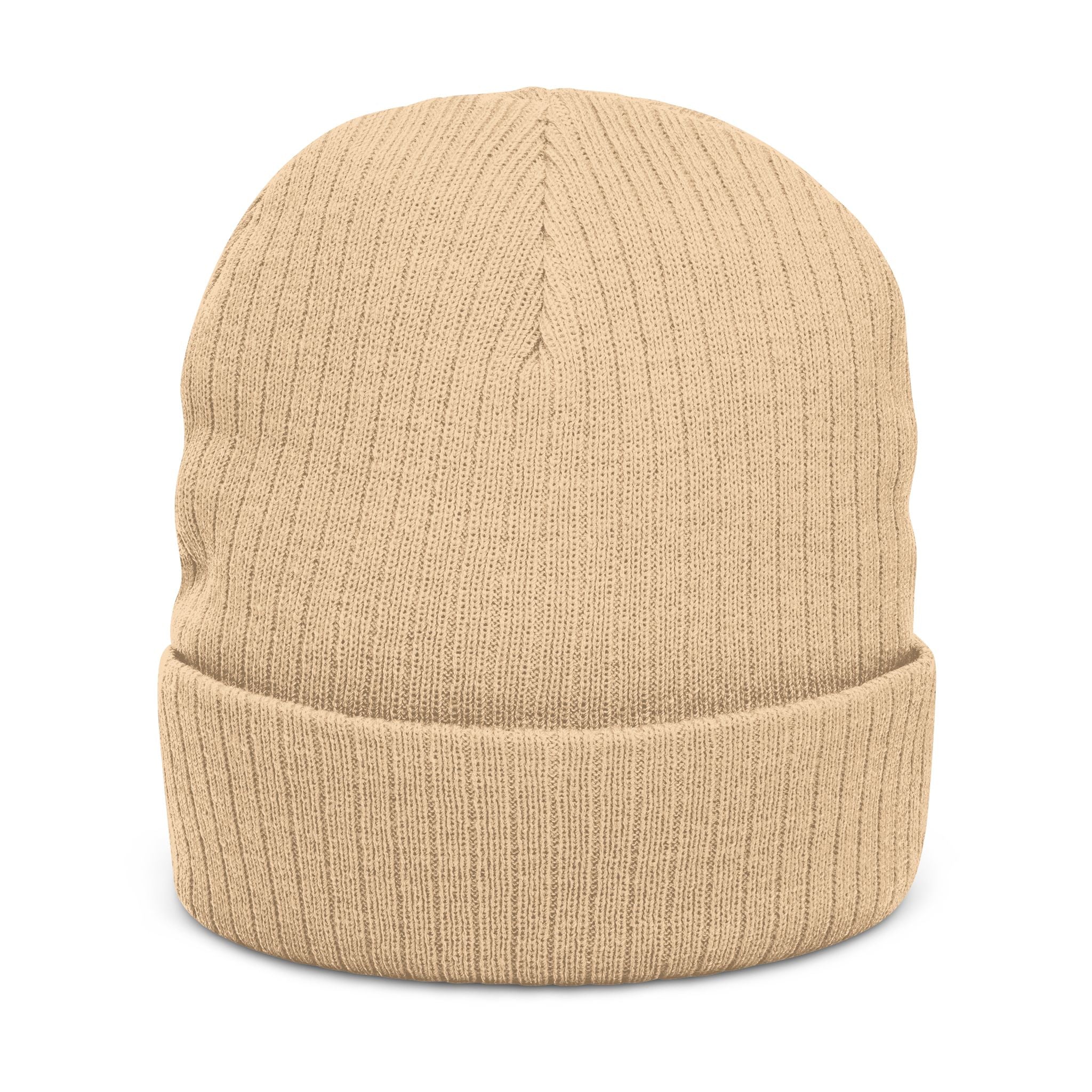 Embroidered 'Better Days' Ribbed Knit Beanie — Cozy Casual Winter Hat