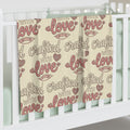 Swaddle Blanket - 'Crafted With Love' Baby Blanket (Neutral Pastel)