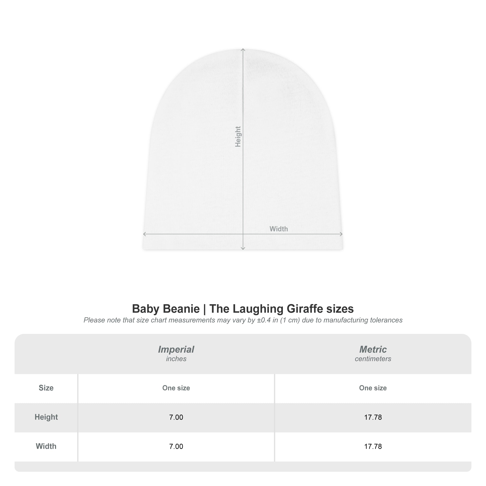 Baby Beanie — "Crafted With Love" Infant Knit Hat