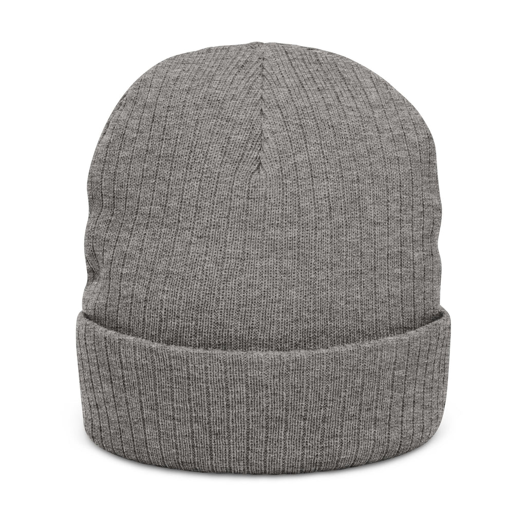 Embroidered 'Better Days' Ribbed Knit Beanie — Cozy Casual Winter Hat