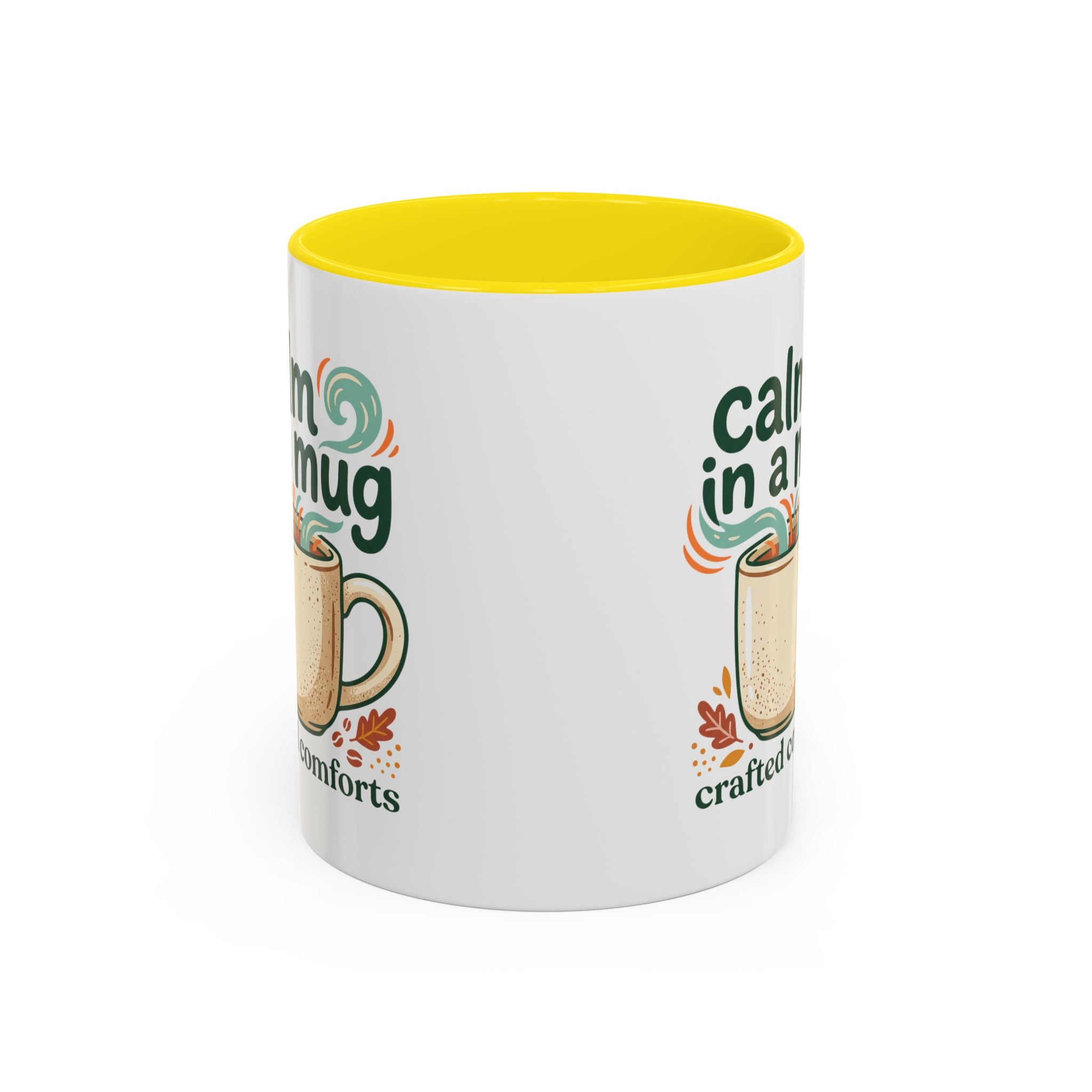 Calm in a Mug Coffee Mug — Cozy Ceramic Accent Mug (11/15oz)