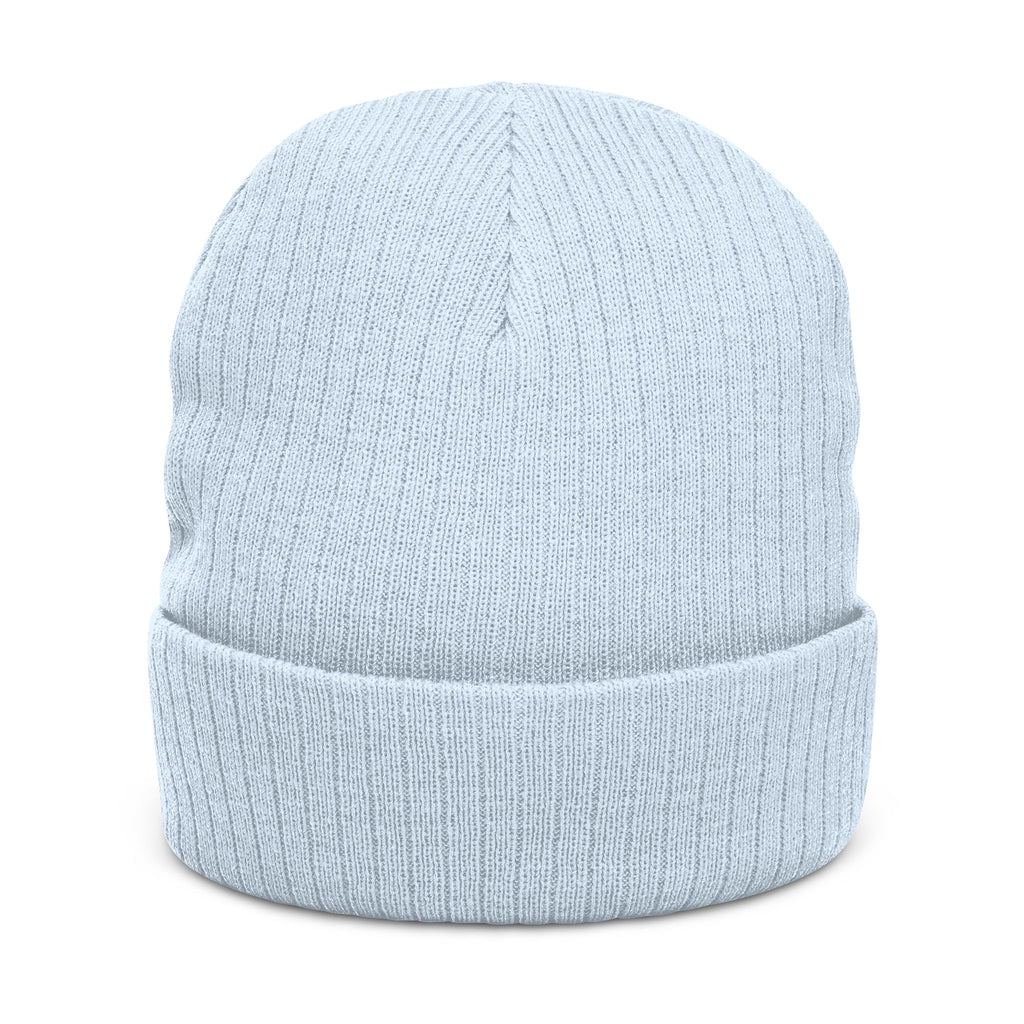 Embroidered 'Better Days' Ribbed Knit Beanie — Cozy Casual Winter Hat