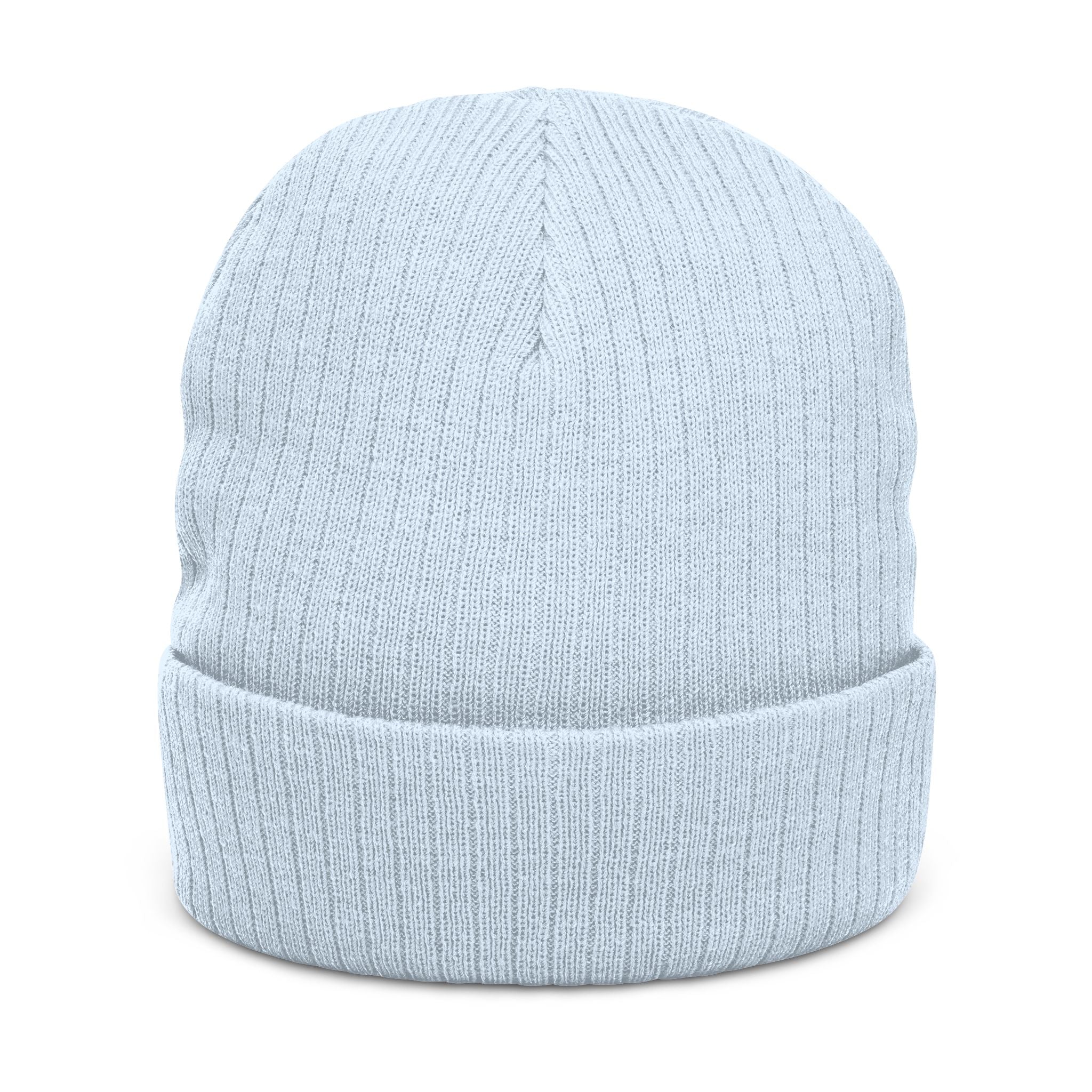 Embroidered 'Better Days' Ribbed Knit Beanie — Cozy Casual Winter Hat