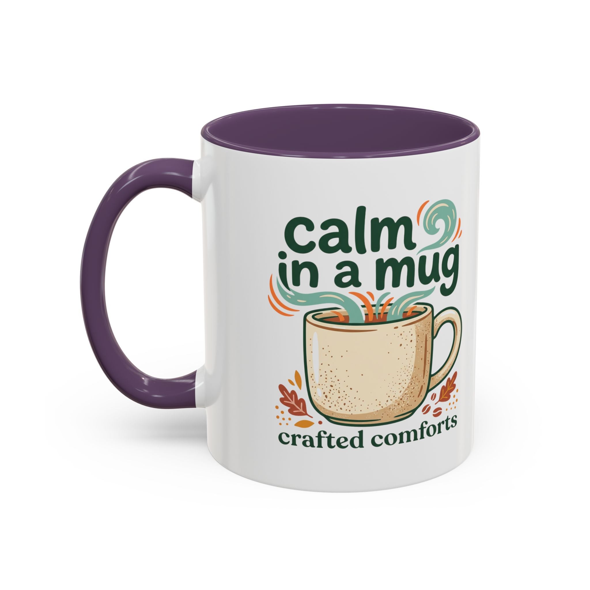 Calm in a Mug Coffee Mug — Cozy Ceramic Accent Mug (11/15oz)
