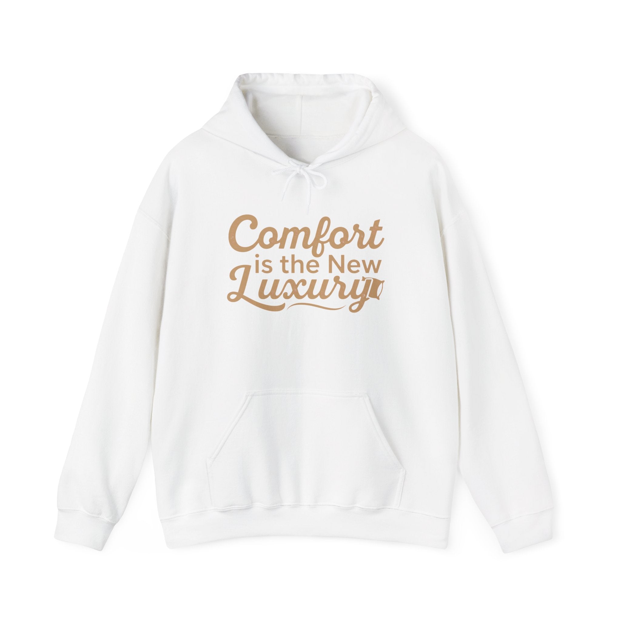 Comfort Is the New Luxury Hoodie – Cozy Quote Pullover for Relaxed Style