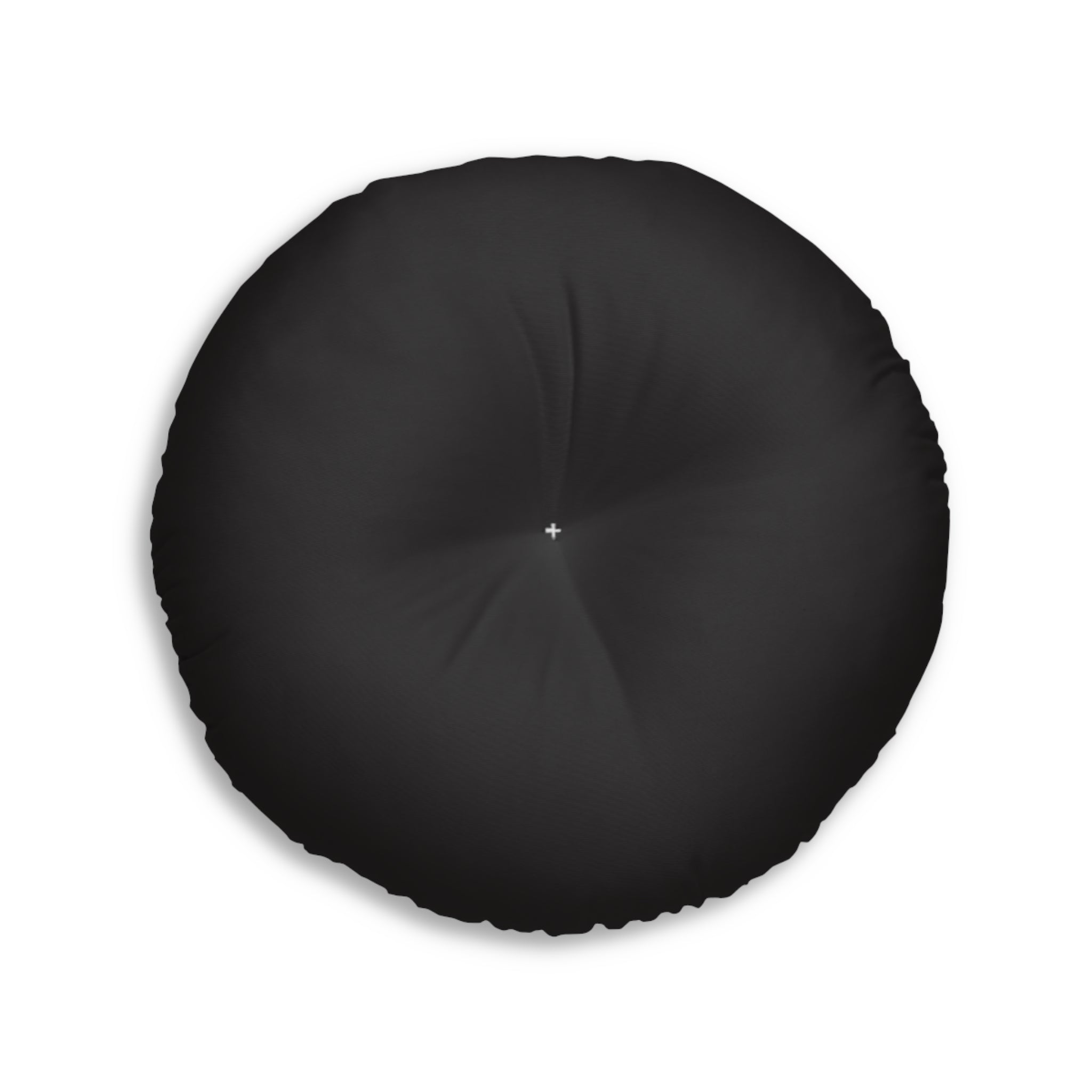 Round Tufted Floor Pillow — “Comfort Is the New Luxury” Decorative Cushion