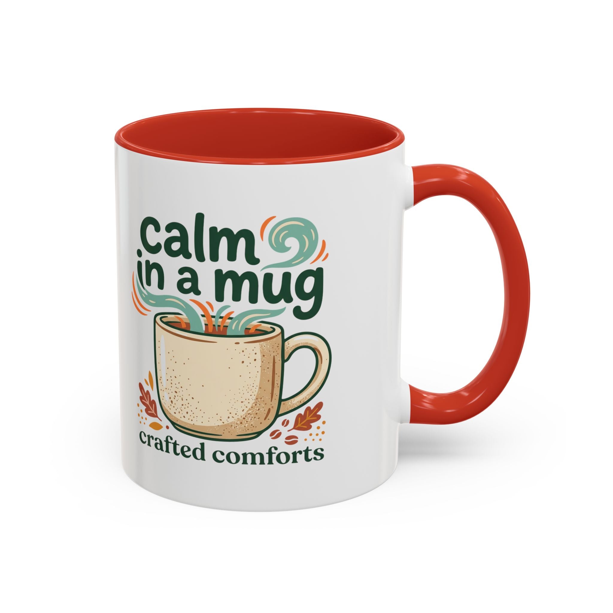 Calm in a Mug Coffee Mug — Cozy Ceramic Accent Mug (11/15oz)