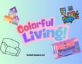 Digital Download Colorful Living Coloring Book